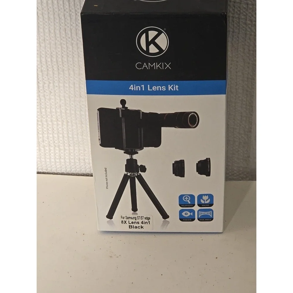 CamKix 4-in-1 iPhone Lens Kit 12X Telephoto Wide Macro Fisheye Zoom Tested Works